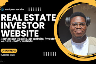 build real estate investor website, investor website, real estate website