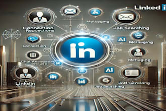 develop automated linkedin bot, connection bot, auto reply bot, job finder bot