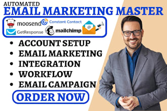 setup moosend email campaign constant contact getresponse mailchimp automation