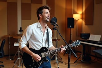 sing gorgeous worship vocals, male vocal lead or harmony
