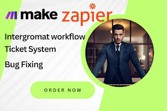 automate and integrate business workflows with zapier, n8n, make