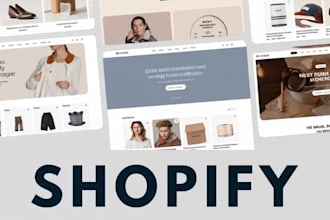 build shopify print on demand website, integrate dsers, design with pagefly, pod