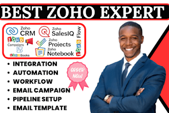zoho crm salesiq zoho campaign zoho project zoho books workflow automation