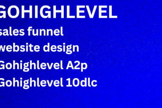 set up gohighlevel a2p 10dlc and landing page