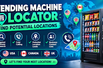 find vending machine location in USA uk and canada
