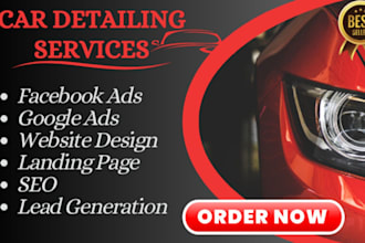 car detailing auto detailing car detailing leads landing page car wash leads