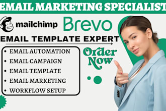 setup custom editable brevo newsletter bravo template mailchimp email campaign