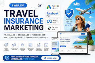 do travel insurance markeing travel ads google ads facebook ugc travel website