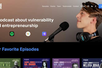 design your attractive podcast website radio website redesign podcast website