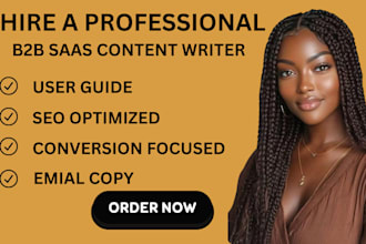 write seo blog posts website content email copy for b2b saas brands saas content