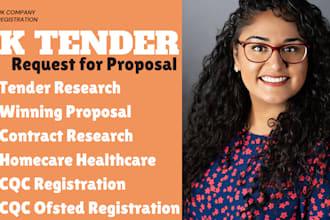 help bid uk tender government contract rfp bid proposal, cqc registration tender