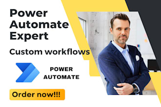 do business automation with power automate, build power apps power bi sharepoint