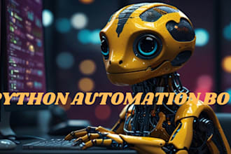 develop python bot chatbot web scraping bot automation gaming bot trading bot
