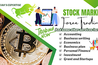 write stock market, finance, business writing, cryptocurrency,ebook, lead magnet