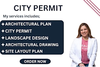 do architectural site plan landscape design architectural drawing city permit