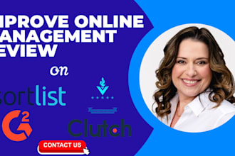 help to scale up your online reputation profile on clutch, upcity or designrush
