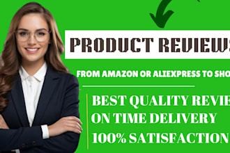 import shopify product review from amazon or aliexpress to shopify store