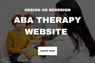 design aba therapy website or redesign aba therapy website