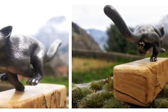 make pewter bronze wooden custom metal casting