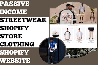 design streetwear website streetwear shopify store clothing shopify website