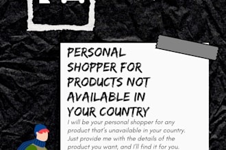 be your personal shopper on anything product
