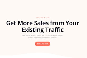 audit and implement changes to boost your shopify speed and cro