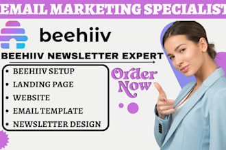 setup beehiiv email template beehiiv newsletter beehiiv ai account landing page