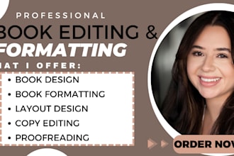 do ebook typesetting and design, book page layout design, picture book for KDP