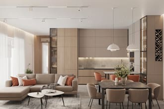 design interiors for homes, offices, shops using sketchup and d5 and twinmotion