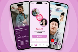 develop dating app, live streaming app, tik tok clone app, webrtc p2p video app