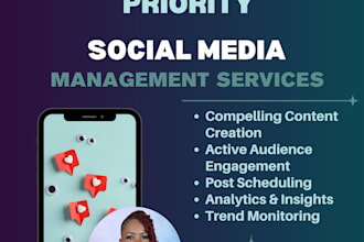 management your social media account