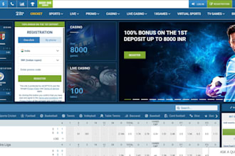 develop gamble website, sport app, crypto bet app, website, gamble site
