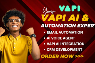 setup email automation CRM, vapi ai voice agent, CRM integration, elevenlabs