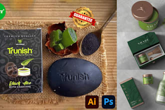 design professional product packaging, box design, mailer and 3d mockups