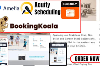 booking koala website for appointment booking and cleaning services amelia