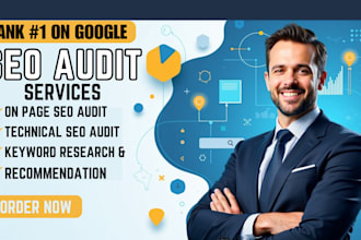 do website SEO audit report, keyword research and competitor analysis