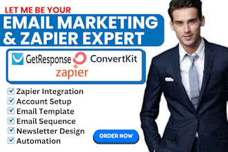 setup automation workflow with zapier on convertkit getresponse gohighlevel