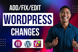 be your wordpress virtual assistant, wordpress help, do wordpress changes revamp