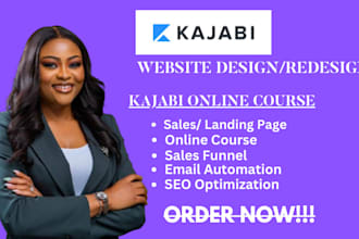 kajabi website design, kajabi online course, kajabi sales funnel, landing page