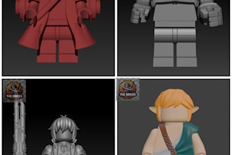 create custom parts for your favourite lego minifigure