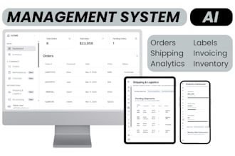 develop a custom inventory and order management system