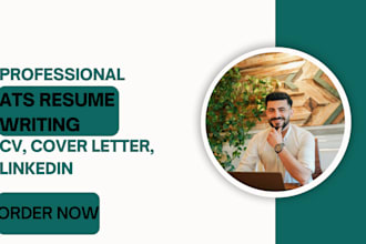 do expert ats resume writing, cover letter, linkedin optimization