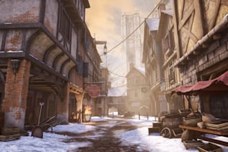 do 3d unreal engine game environment, unity game environment, 3d level design