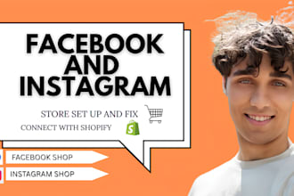 set up facebook, instagram shops or fix and approved rejection