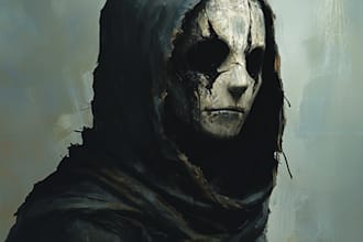 draw your own character from a science fiction, fantasy, horror, or thriller