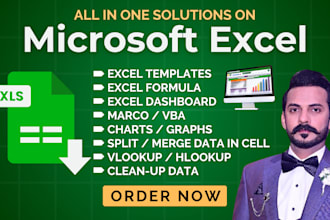 do excel macro, template, google sheets, vba and dashboard