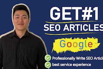 write 2000 words seo articles and blog posts for you