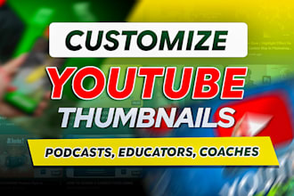 design thumbnails for b2b founders, coaches, and podcasters