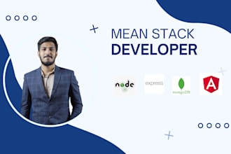 develop a full stack mean web app with angular and nodejs