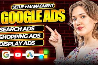 setup and manage google ads adwords ppc campaign with conversion tracking